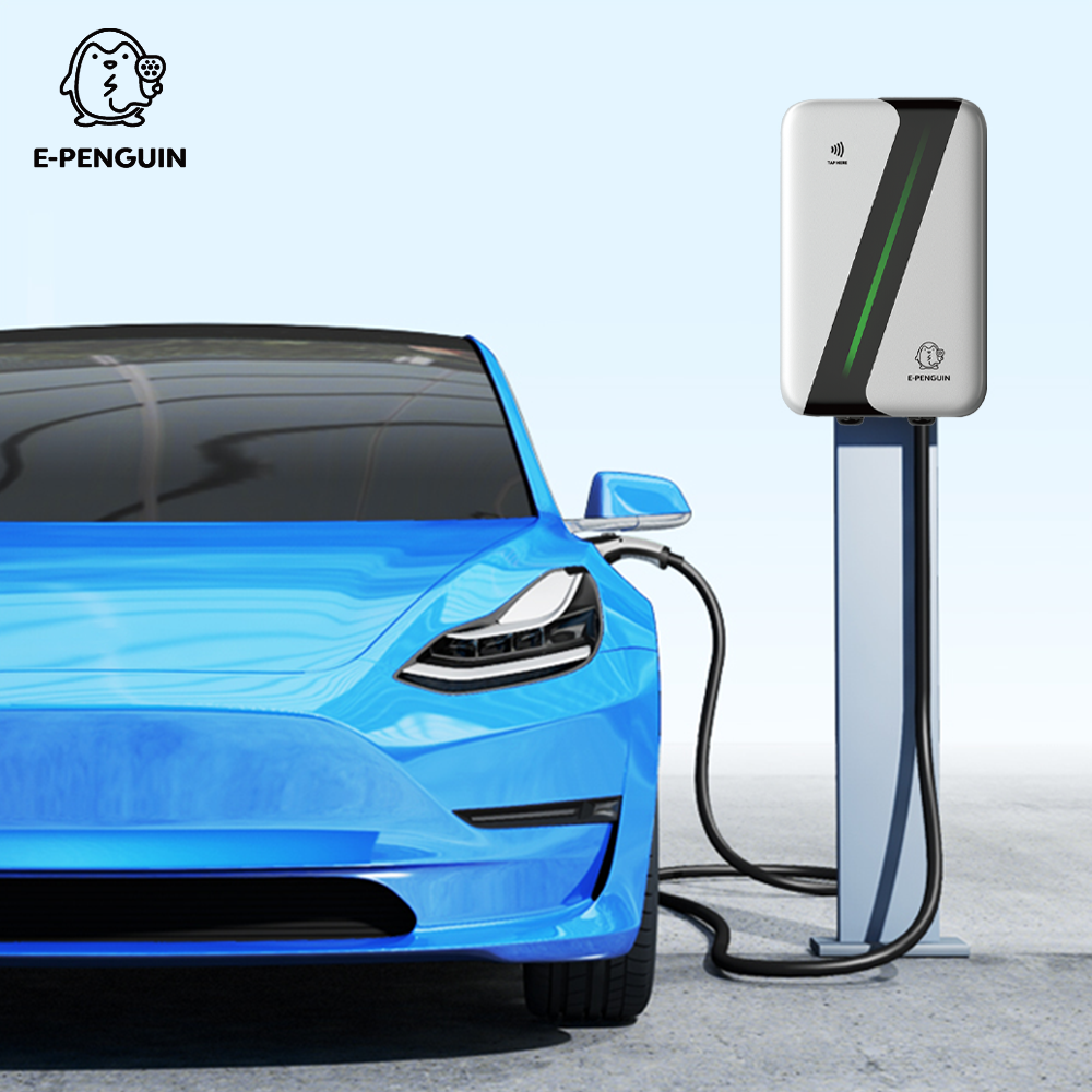 Little Penguins Type 2 EV Charging Station 32A 22KW THREE Phase with 5M Cable - AU STOCK/WTY