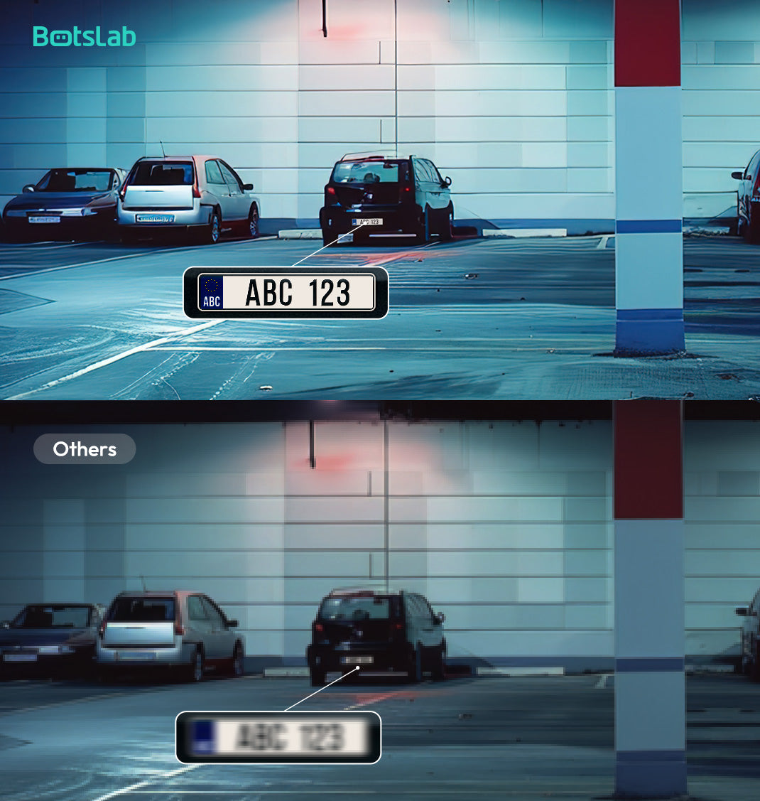 BOTSLAB 4K Dash Cam Front and Rear, 2K Rear Camera, Night Vision, ADAS, 64 GB SD