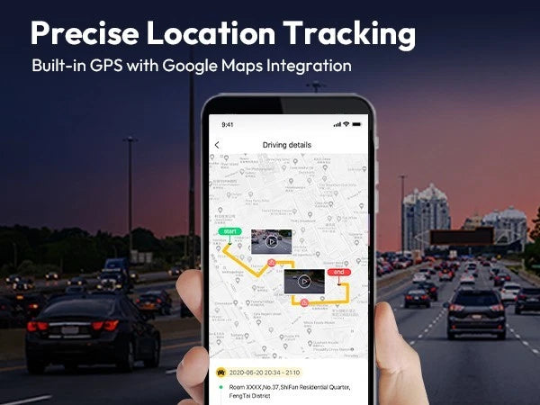 BOTSLAB 3K Dash Cam Front and Rear, FHD Rear Camera, Night Vision, ADAS,GPS,WIFI