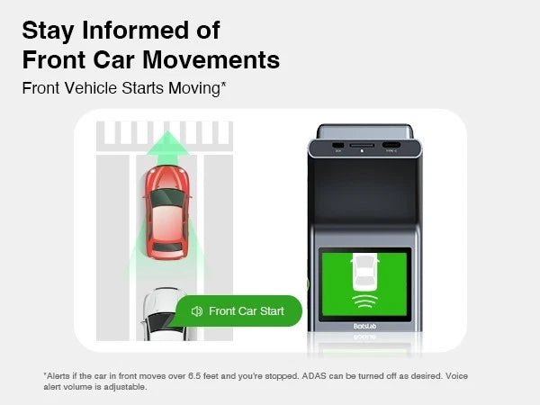 BOTSLAB 3K Dash Cam Front and Rear, FHD Rear Camera, Night Vision, ADAS,GPS,WIFI