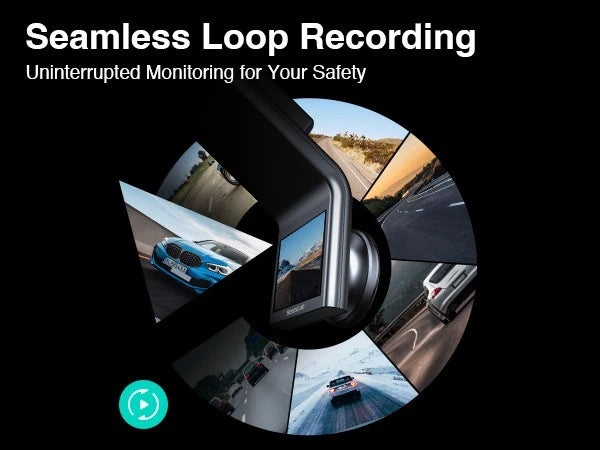 BOTSLAB 3K Dash Cam Front and Rear, FHD Rear Camera, Night Vision, ADAS,GPS,WIFI