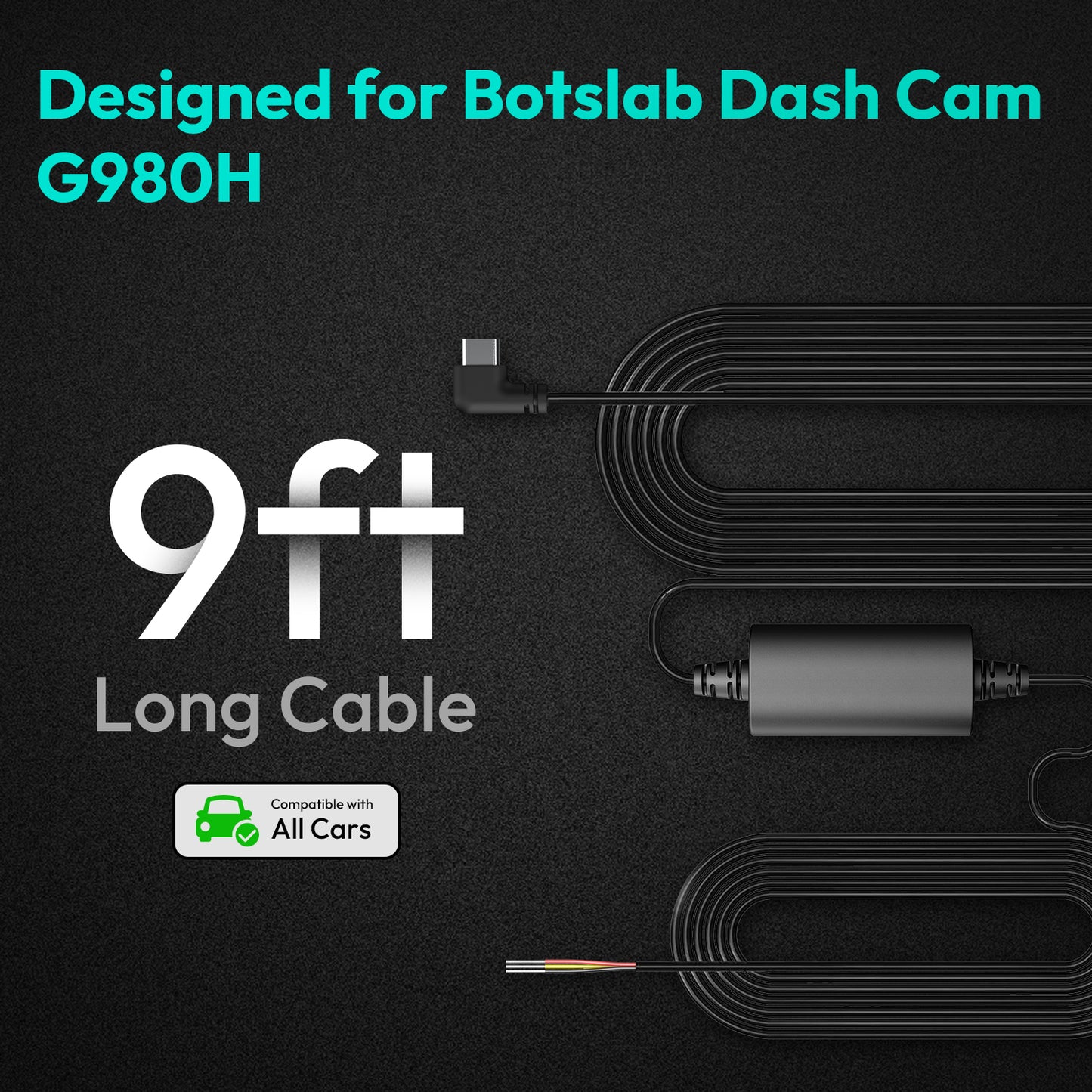 BOTSLAB 4K Dash Cam Front and FHD Rear Camera, Night Vision, ADAS,GPS,WIFI, 64GB